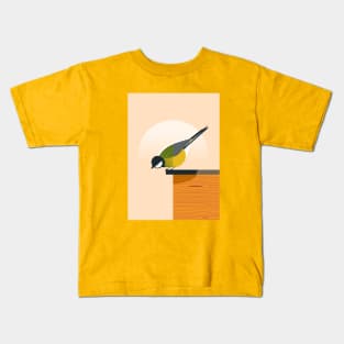 Tit Bird Kids T-Shirt